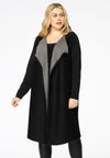 Cardigan two tone - black 