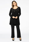 Tunic wide bottom strass DOLCE - black - #2
