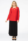 Shirt relax drape DOLCE - red - #2