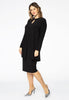 Tunic wide bottom slit DOLCE - black - #2