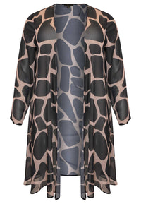 Cardi-blouse GIRAFFE - brown - #4