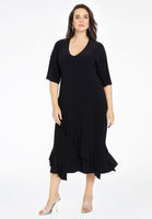 Dress ruffled DOLCE - black - #2