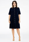 Blouse-Dress strass trim DOLCE - blue - #2