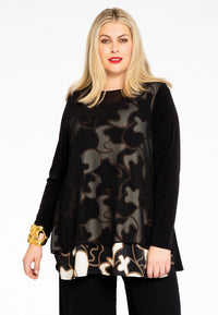 Tunic flare COLLIER - black - #1