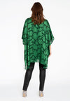 Tunic square DÉVORÉ - green - #3