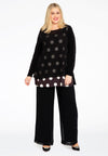 Tunic flare POLKA - black - #2