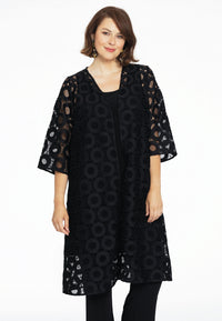 Cardigan lace CIRCLE - black - #1