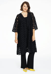 Cardigan lace CIRCLE - black - #2