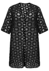 Cardigan lace CIRCLE - black - #4
