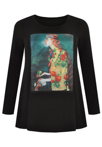Tunic Eve flare - black - #4