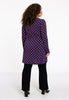 Tunic wide bottom FOULARD - purple  - #3