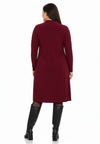 Dress collar DOLCE - dark red - #2