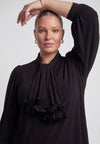 Tunika wide bottom uni dolce - Schwarz