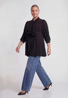 Tunika wide bottom uni dolce - Schwarz