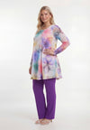 Tunika wide bottom bloom with love - multi