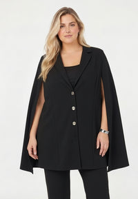 Blazer cape sleeve ECO VERO - black - #3