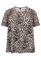 Shirt A-line LEOPARD - brown - #4