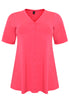 Tunic flare buttoned COTTON - pink - #4