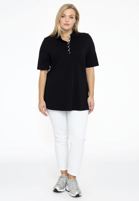 Polo shirt flare - black  - #2