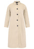 Raincoat basic long - brown - #3