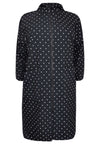 Wide raincoat DOTS - black - #4
