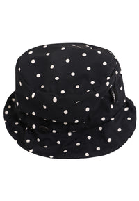 Rain hat DOTS - black - #3