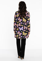 Cardigan with zip BUTTERFLY - black  - #3