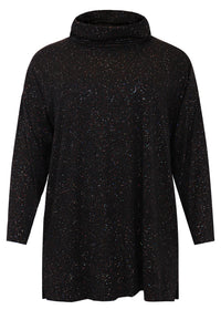 Pullover high neck GLAM - black - #4