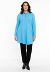 Tunic wide bottom DIAGONAL - light blue - #2