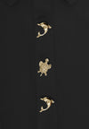 Tunic wide bottom buttons DOLCE - black - #5