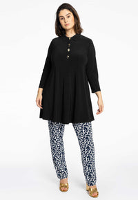 Tunic wide bottom buttons DOLCE - black - #2