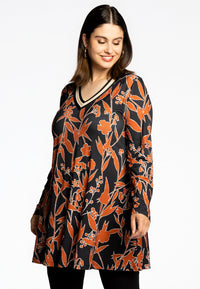 Tunic wide bottom AUTUMN - black - #1