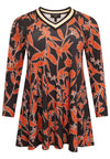 Tunic wide bottom AUTUMN - black - #4