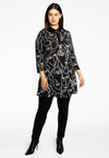 Tunic wide bottom collar MASK - black - #2