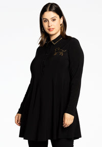 Tunic wide bottom Flip DOLCE - black - #1