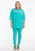 Loretta's Xtra slim trousers DOLCE - turquoise