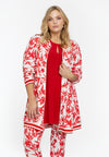Cardi-jacket wide bottom FIONA - white 
