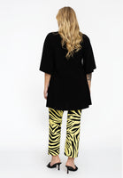 Tunic wide bottom slit DOLCE - black  - #3