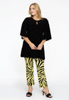 Tunic wide bottom slit DOLCE - black - #2