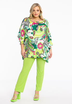 Tunic batwing sleeve AMALFI - bright green - #2