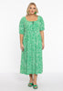 Dress smocked waist GREEN LEO - green  - #2