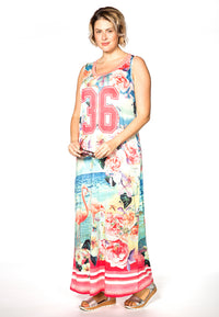 Dress 36 flamingo - multi - #1