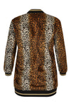 Jacket baseball leopard - brown - #3