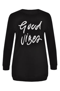 Sweater Good Vibes - black - #4