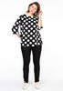 Shirt BIG DOTS - black - #2