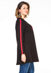 Tunic wide bottom BONJOUR - black