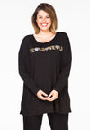 Shirt wide LOVE LOVE - black - #1