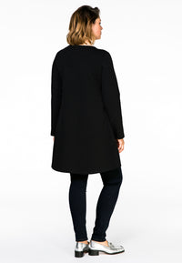 Tunic wide bot bow INTERLOCK - black - #3
