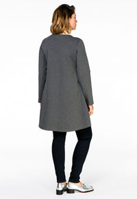 Tunic wide bot bow INTERLOCK - grey - #3