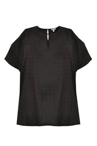 Shirt broderie - black - #1